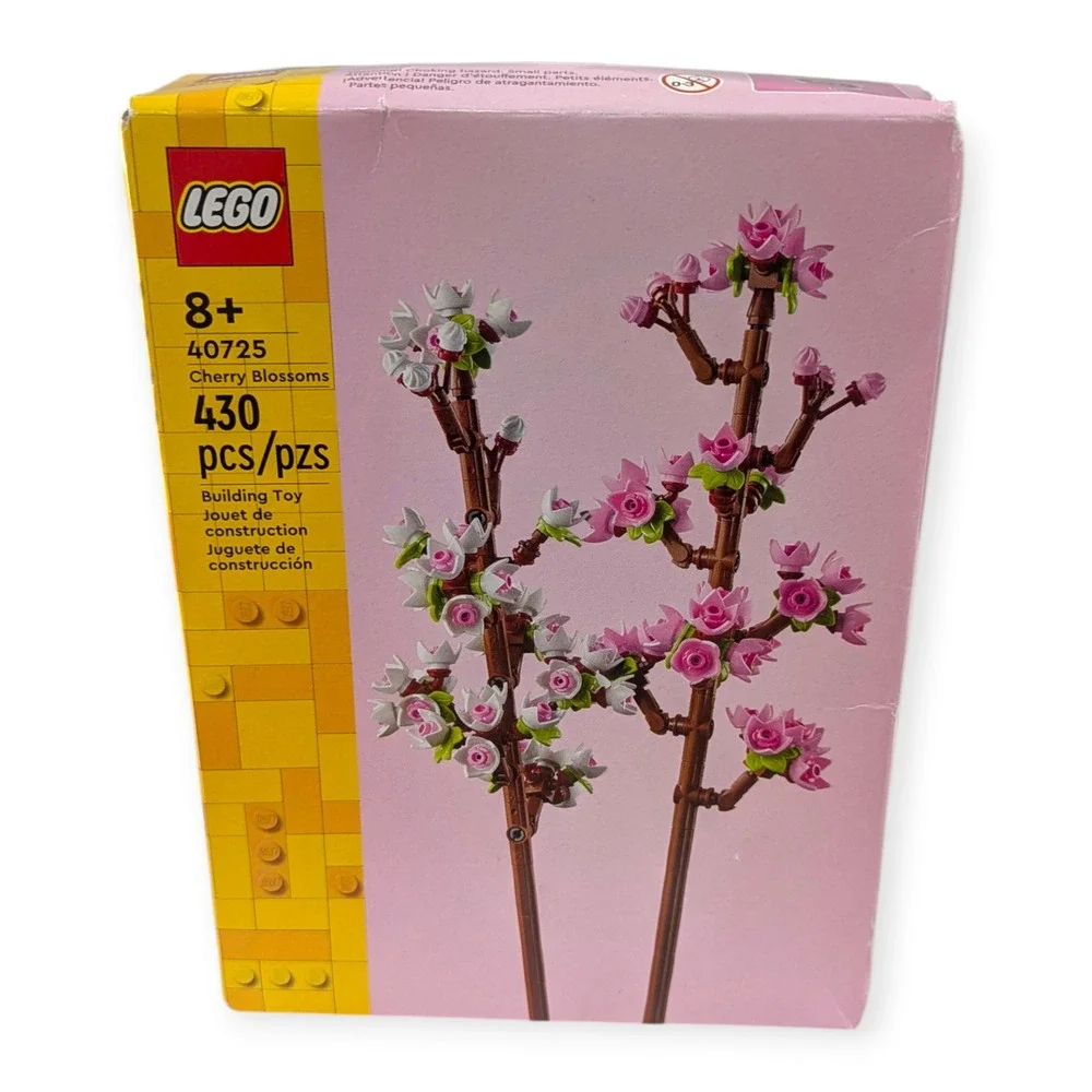 LEGO Cherry Blossoms 40725 Botanical Collection Building Set 430 Pieces Pink